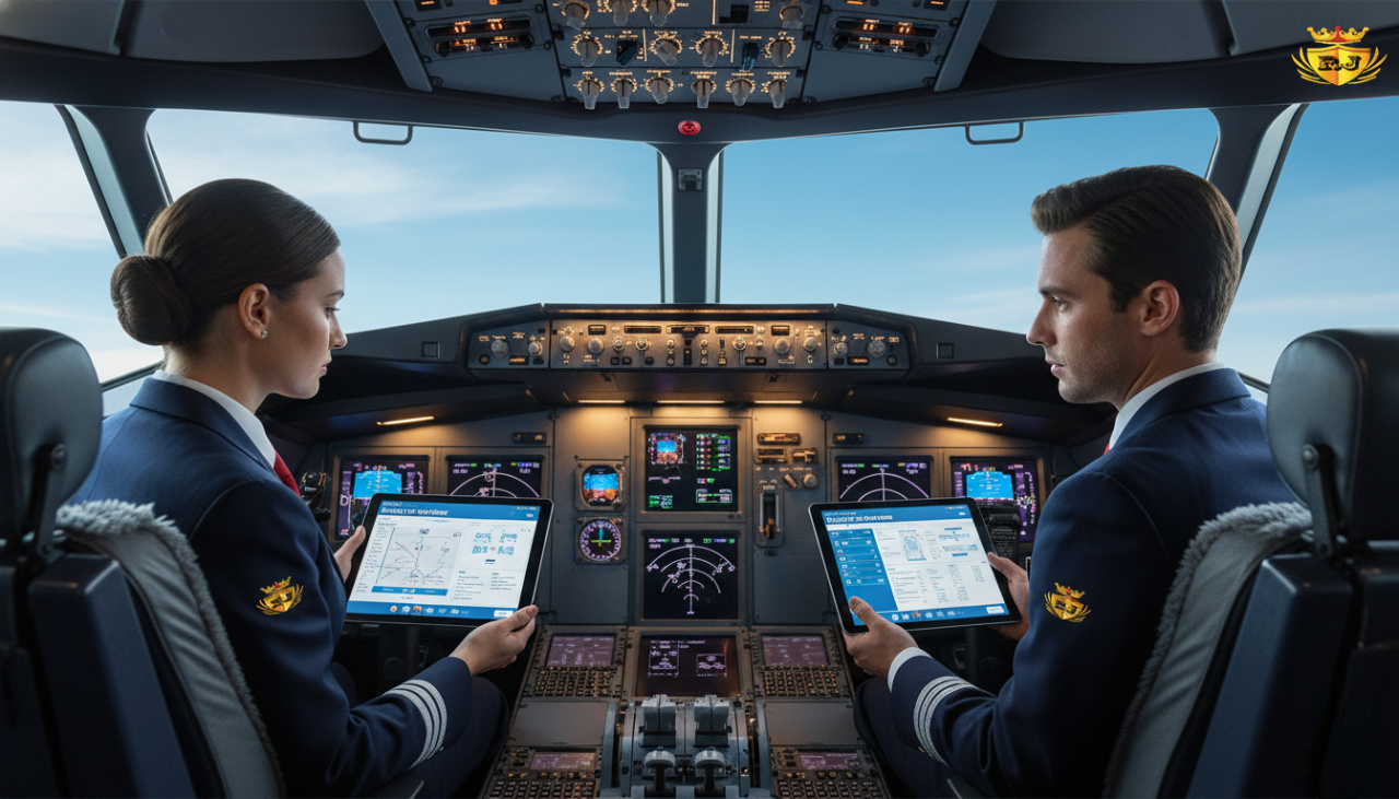 Cockpit representing safety standards